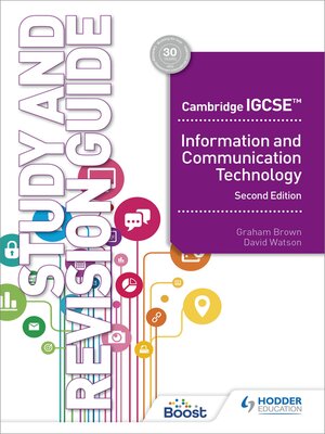 cover image of Cambridge IGCSE Information and Communication Technology Study and Revision Guide
